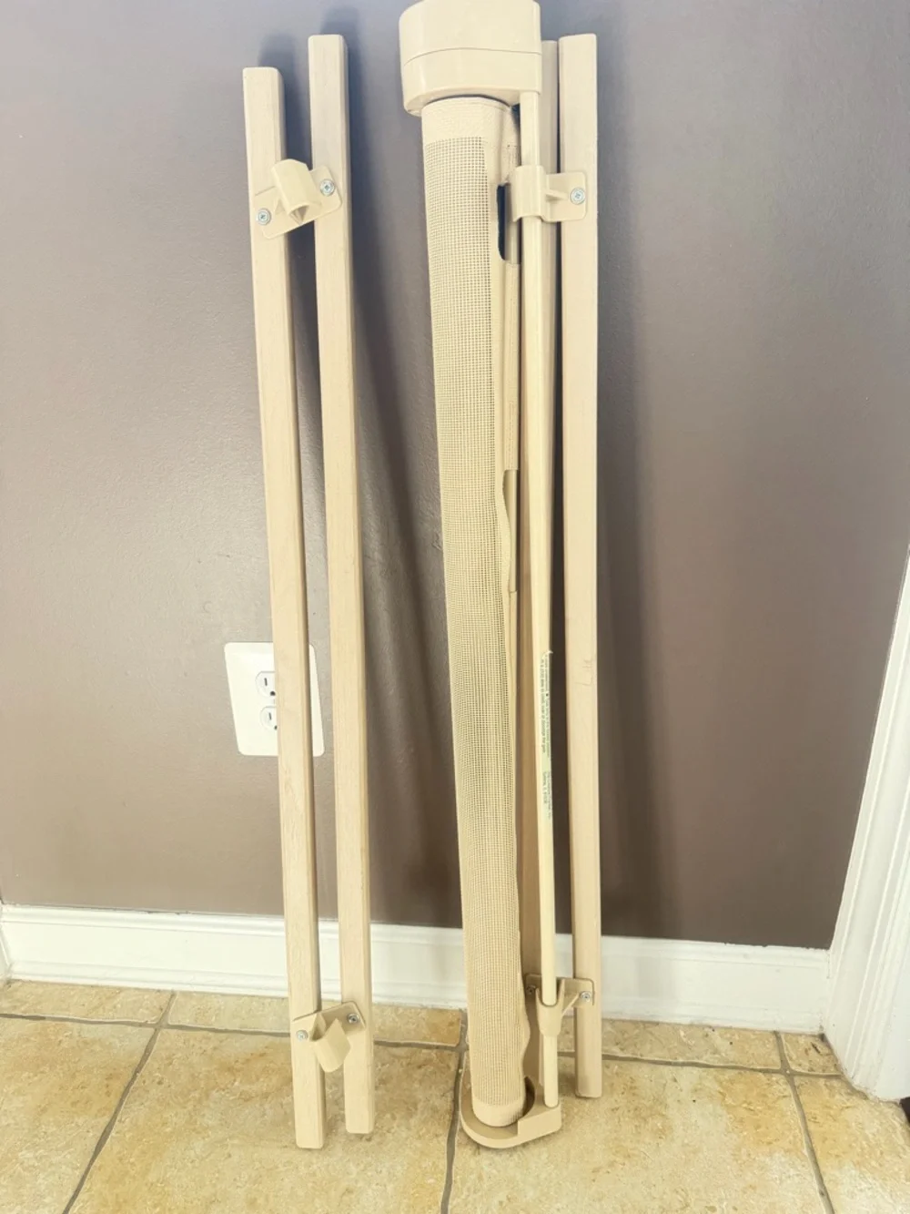 Beige Foldable Sunshade/Canopy Frame
